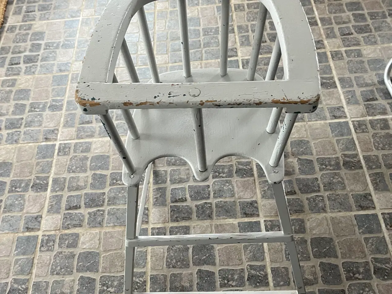 Billede 1 - Retro Højstol i træ