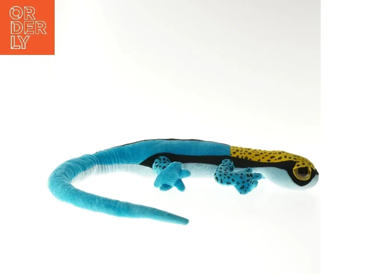 Billede 3 - Blåt plyslegetøjs firben (str. 108 cm)