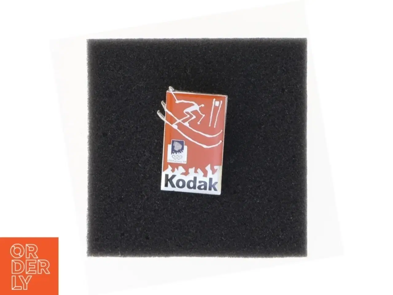 Billede 1 - Lillehammer 1994 Olympiske Lege Kodak Sponsor Pin (str. 3,5 x 2 cm)