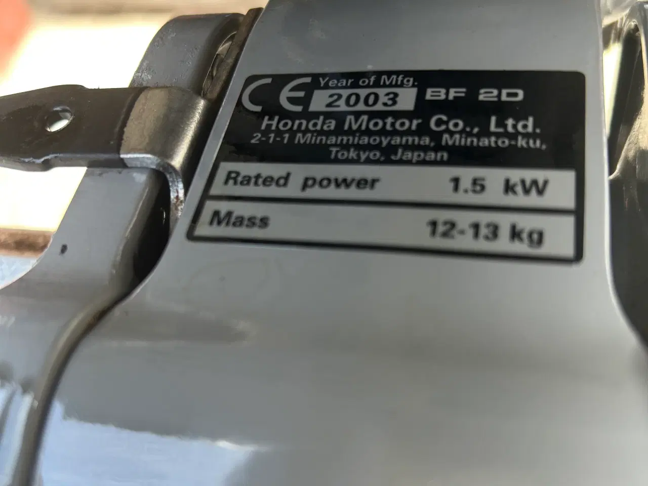 Billede 3 - Honda 2 hk påhængsmotor