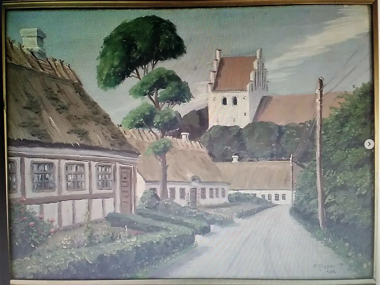 Billede 1 - Maleri, E Krøyer, 1934.