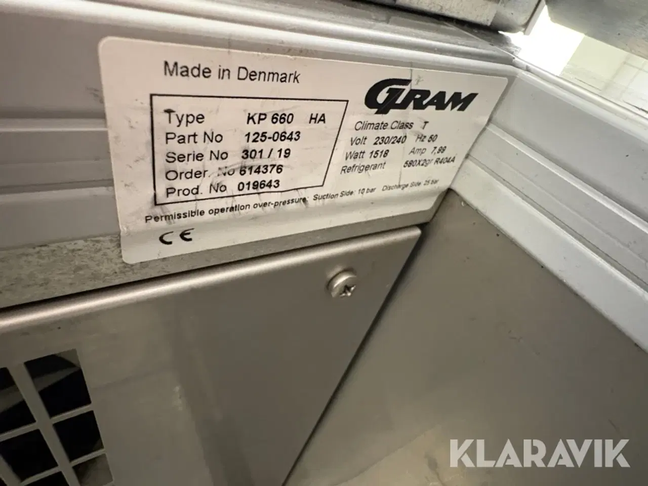 Billede 9 - Køleskab Gram KP 660 HA