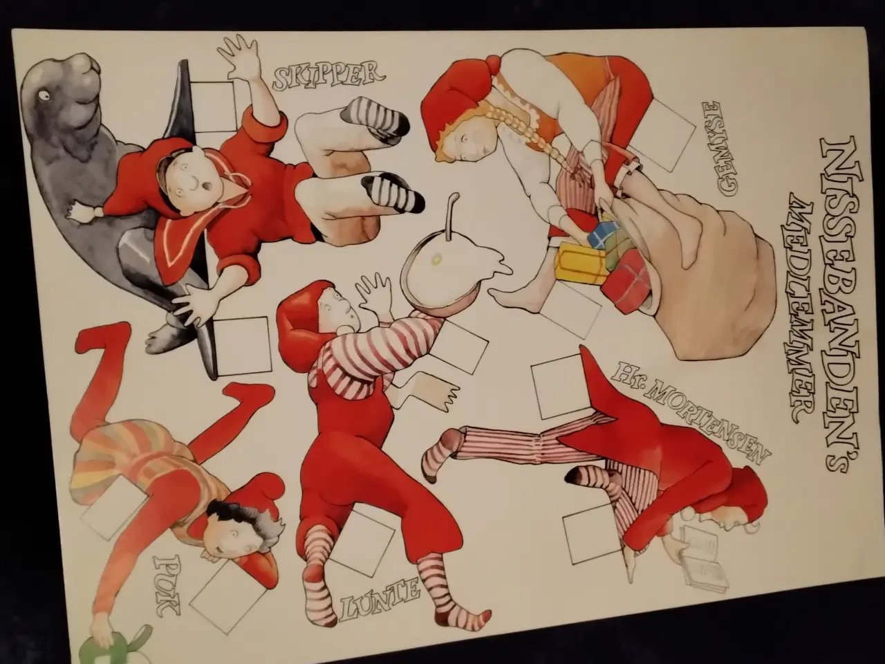 Billede 1 - Nissebanden som kravlenisser fra 1980'erne