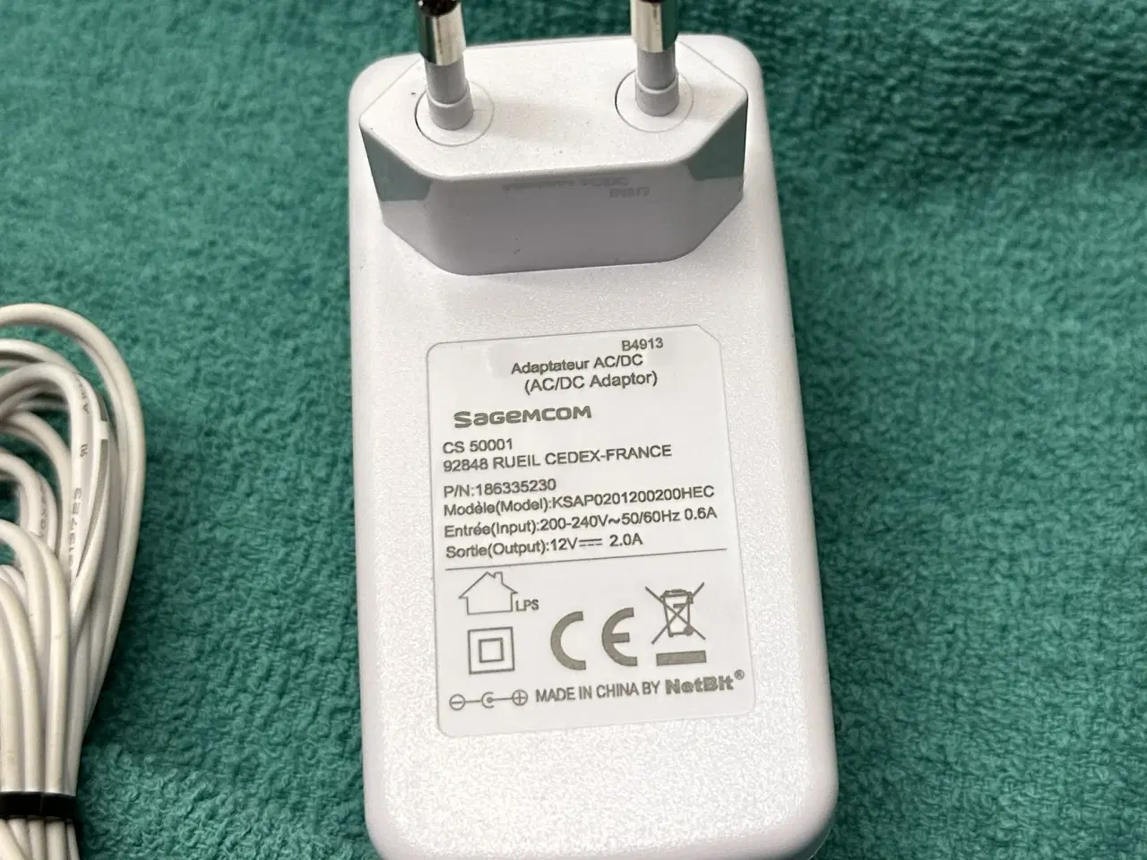 Billede 4 - Original Sagemcom adapter