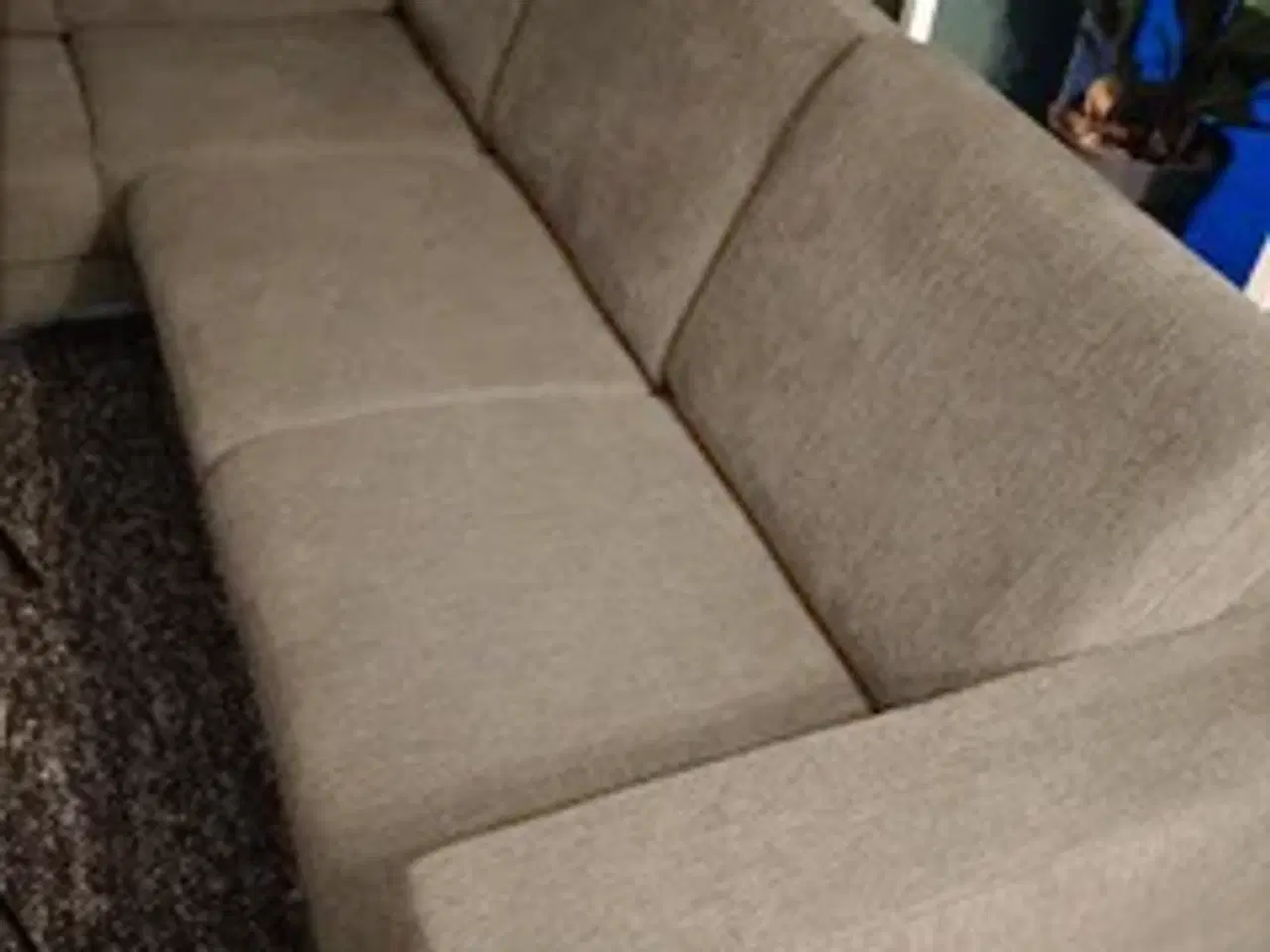 Billede 2 - U-Hjørnesofa stof grå