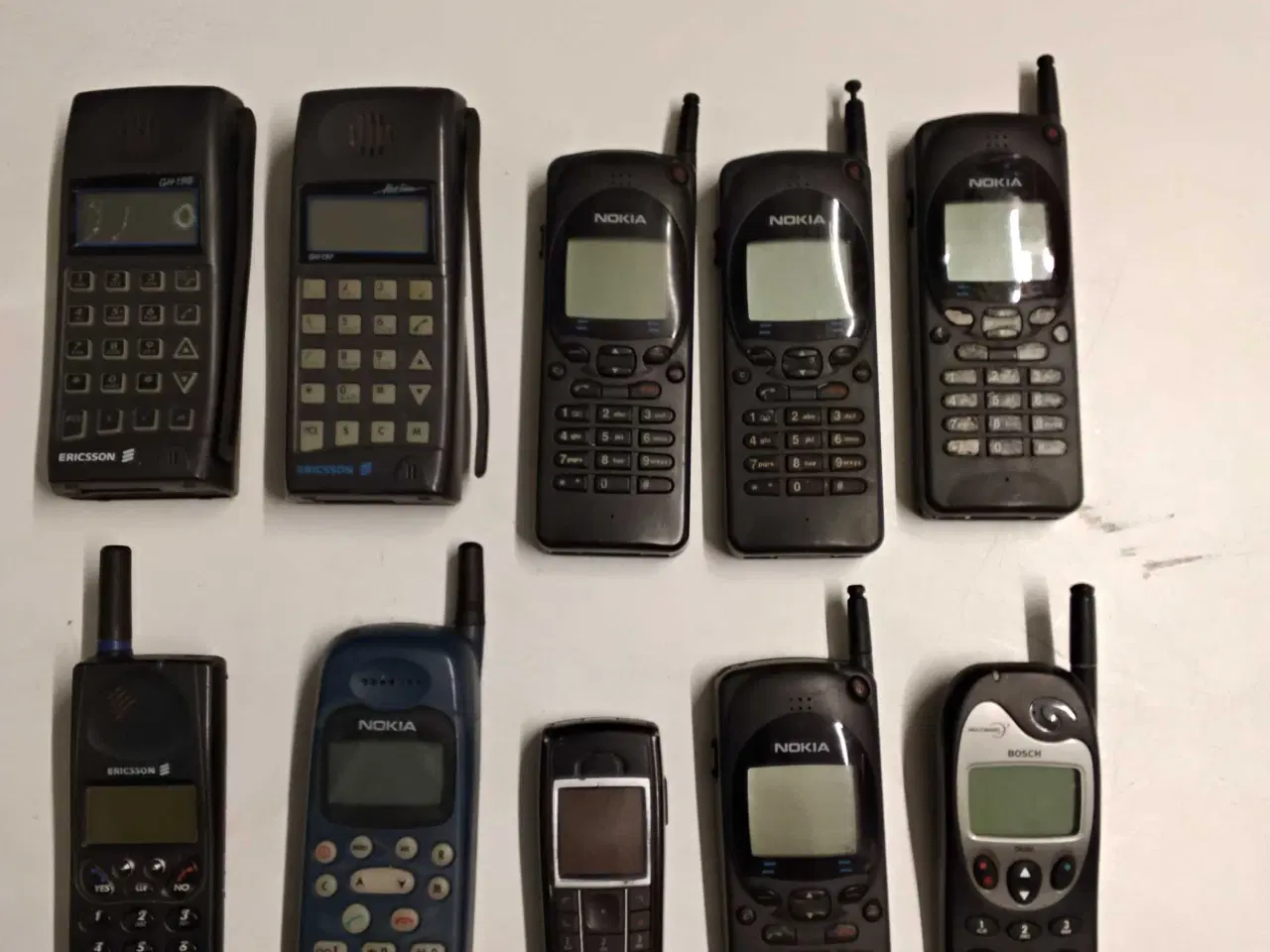 Billede 1 - Mobiltelefoner gamle 10 stk 