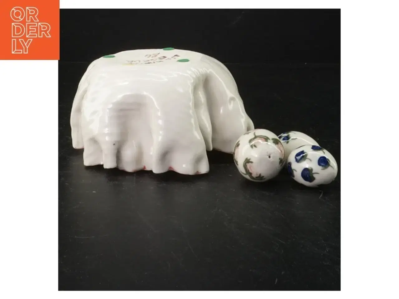 Billede 2 - Porcelænsskal og dekorative æg