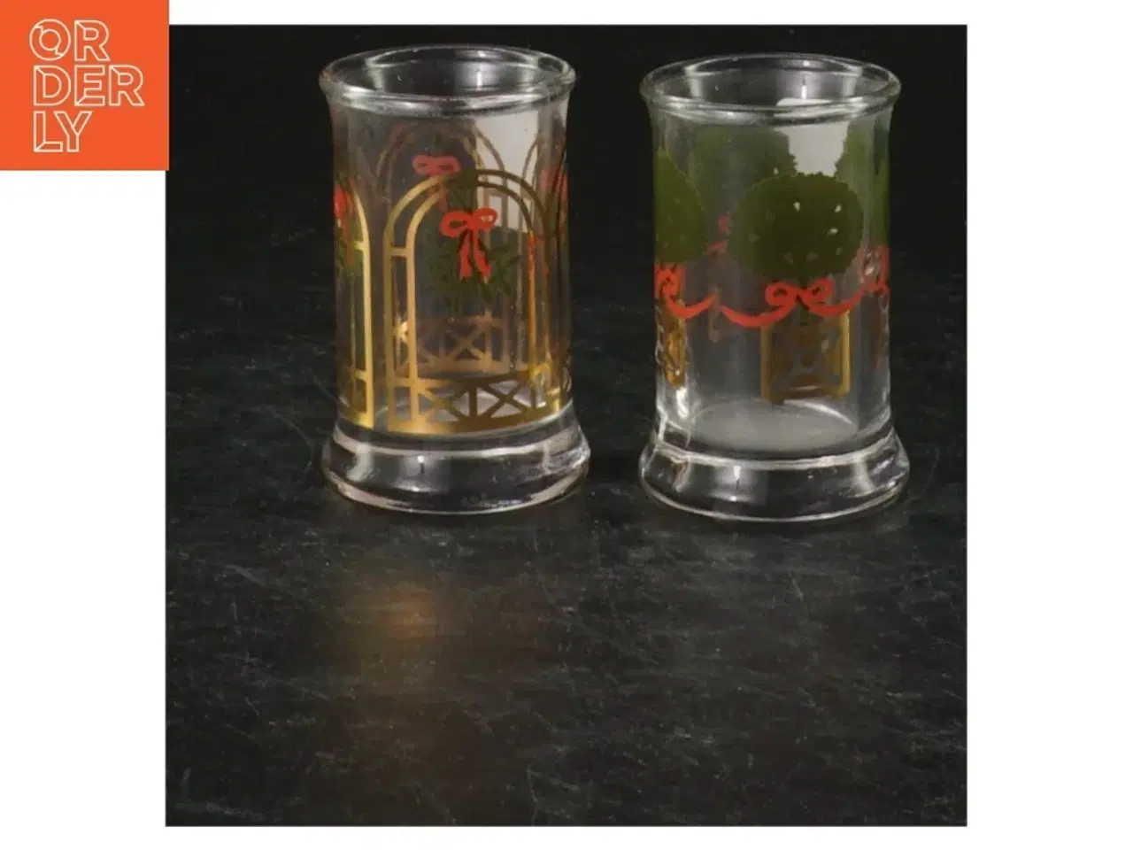 Billede 2 - Snapseglas fra Holmegaard (str. 5,5 cm. 2 styk)