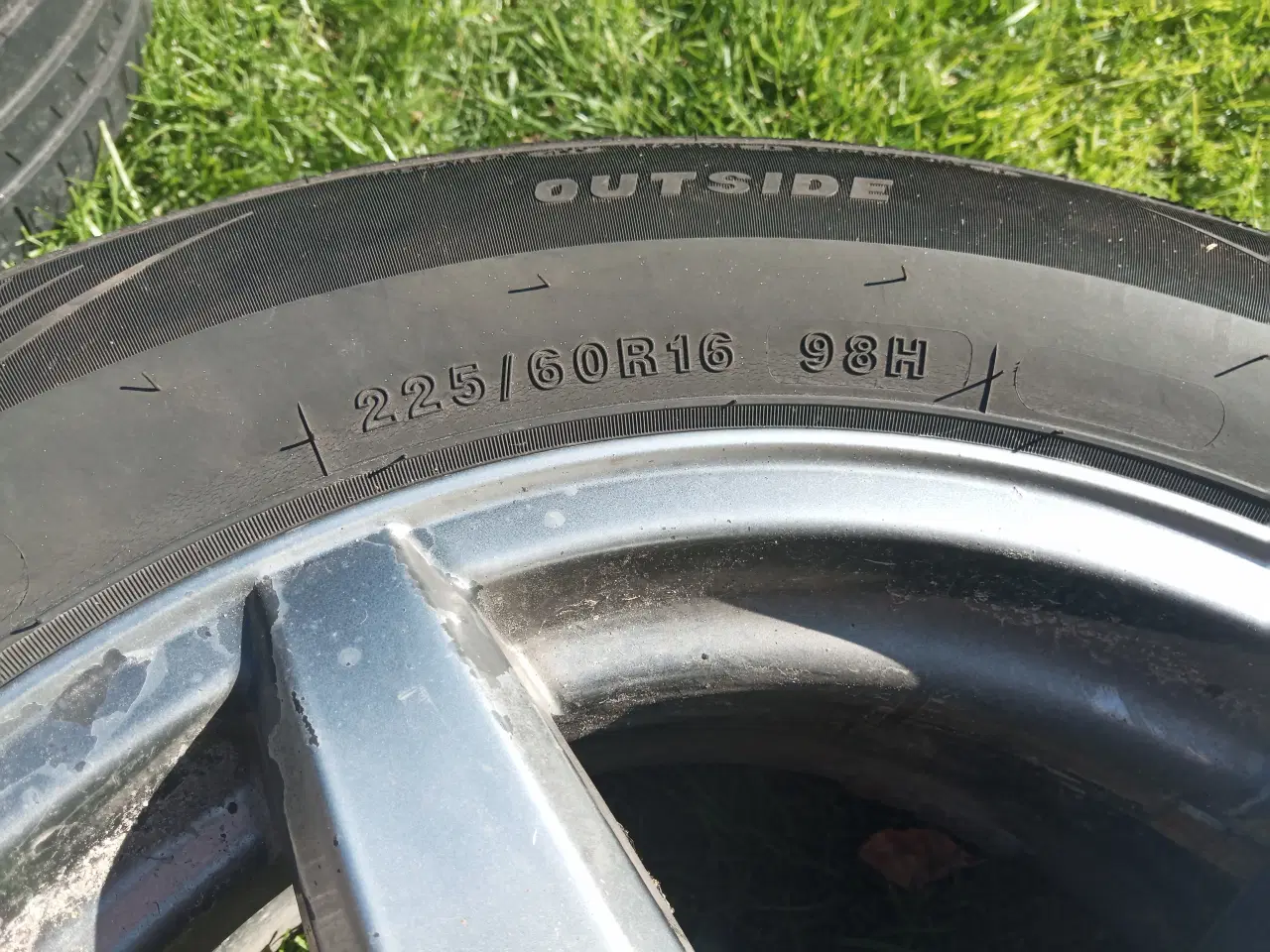 Billede 2 - Alufælge med sommerdæk