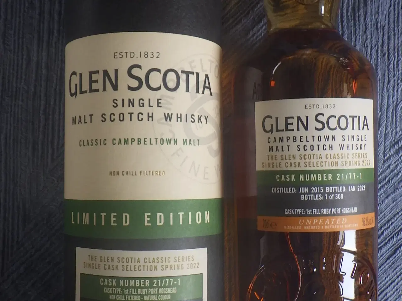 Billede 1 - Glen Scotia 2015 Ruby Port Whisky