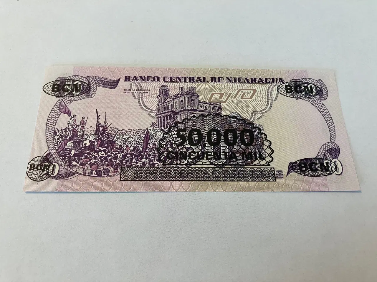 Billede 2 - 50.000 on 50 Cordobas Nicaragua