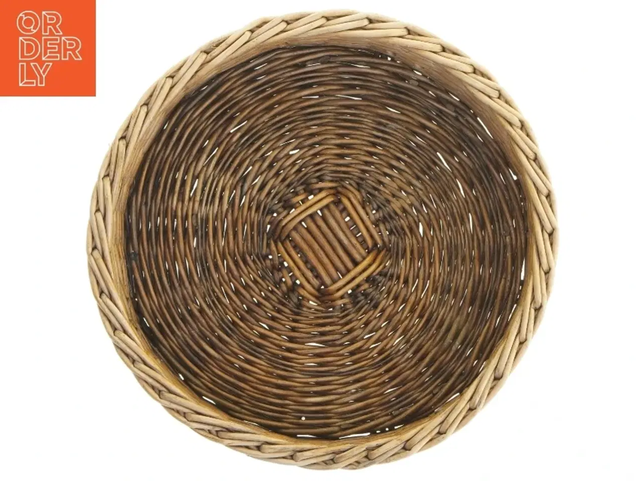 Billede 2 - Rund kurv i naturlig flet (str. Ø 33 cm)
