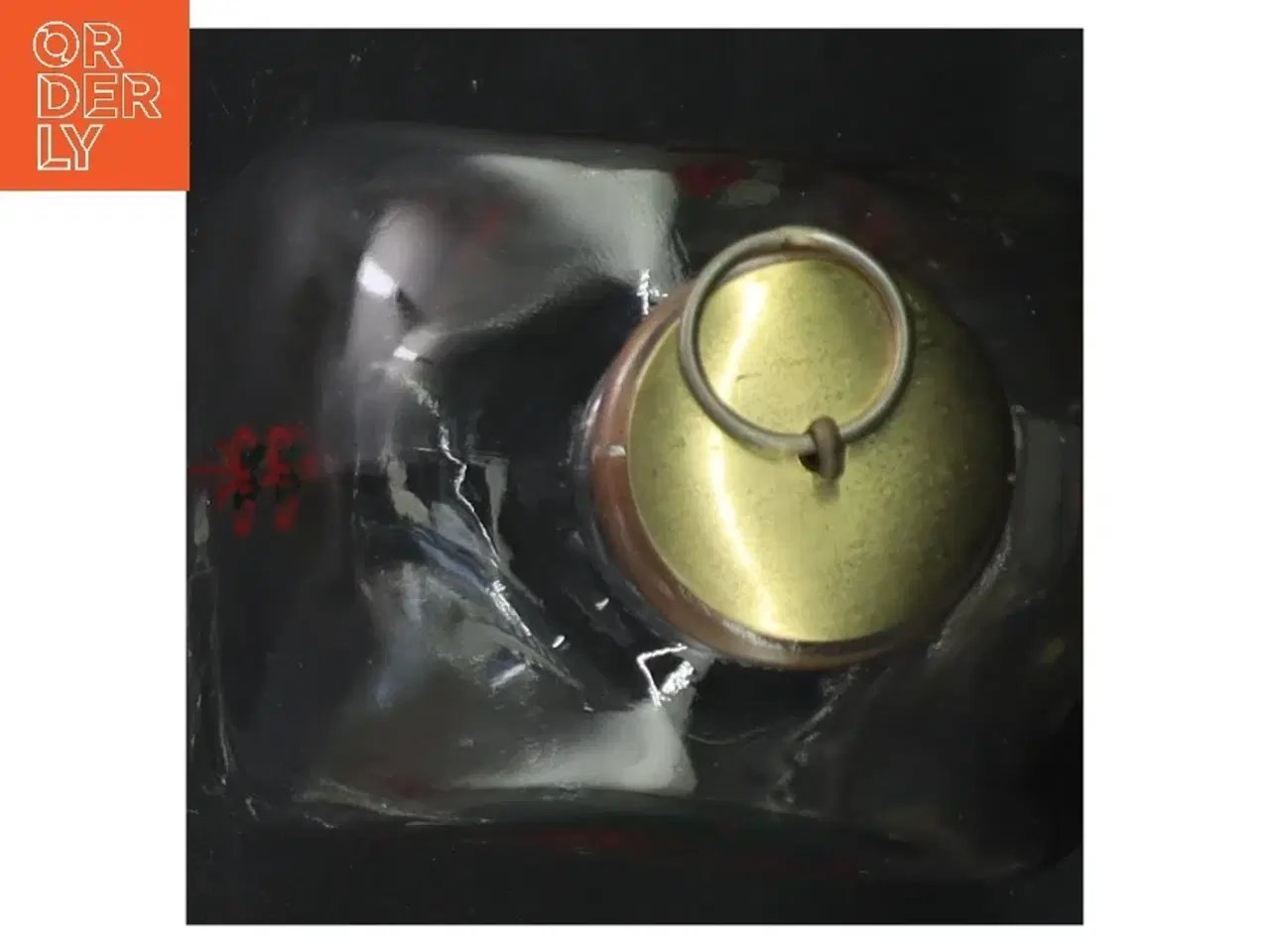 Billede 3 - Julepyntet jule snapse flaske (str. 19 cm)