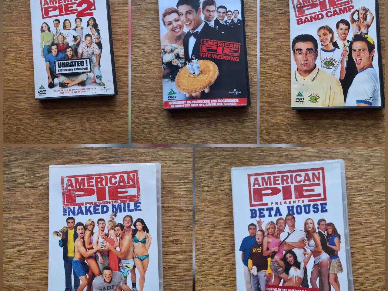 Billede 1 - AMERICAN PIE - 5 DVD film for 25kr 