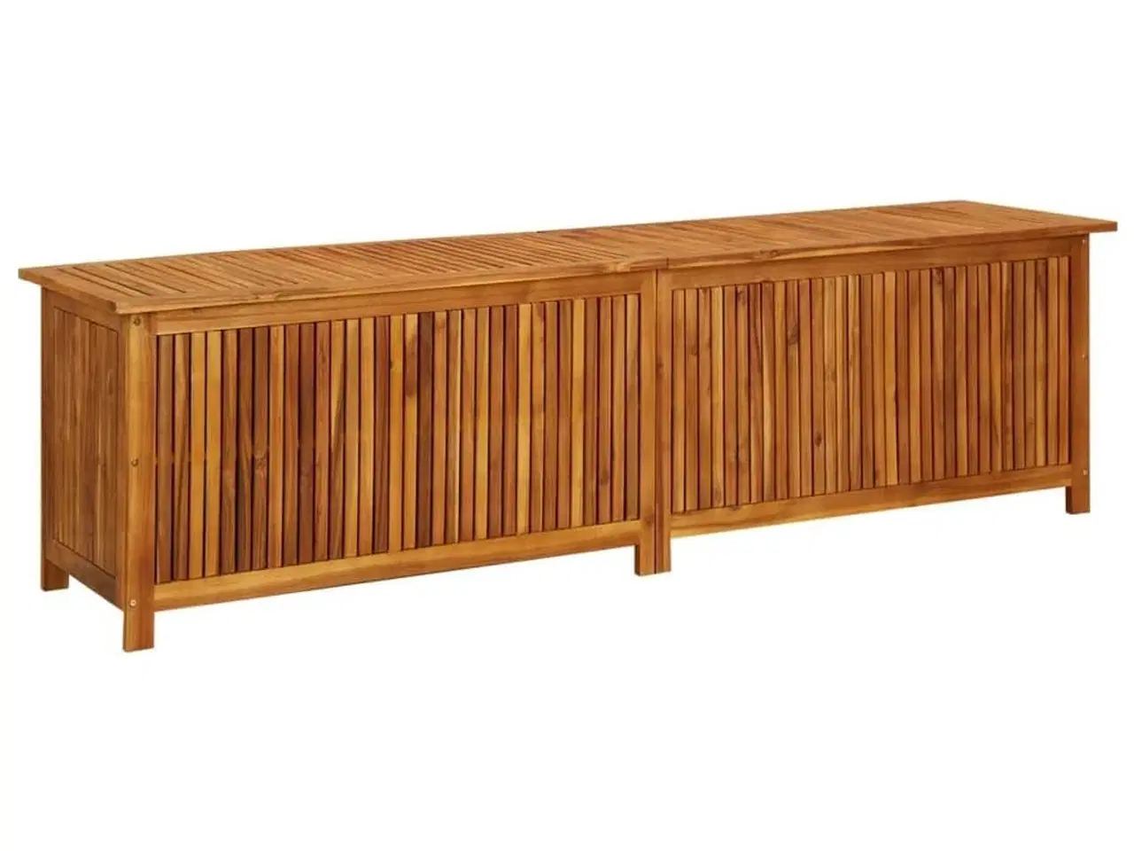 Billede 1 - Haveopbevaringsboks 200x50x58 cm massivt akacietræ