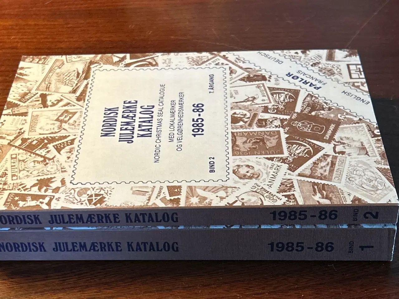 Billede 3 - Nordisk julemærkekatalog 1985-86 Bind 1 og 2