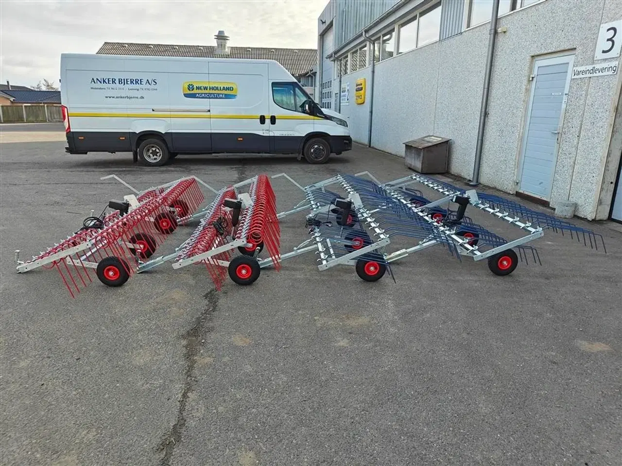 Billede 5 - Anker Bjerre Riven Gårdspladsstrigle 150cm Inkl. elektrisk hæve/sænk og kugletræk