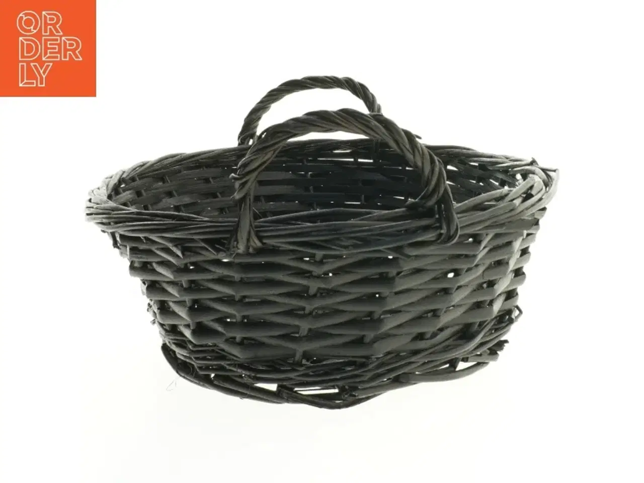 Billede 2 - Flettet kurv med håndtag (str. 33 cm)