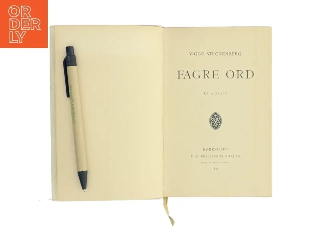 Billede 2 - Fagre ord af Viggo Stuckenberg