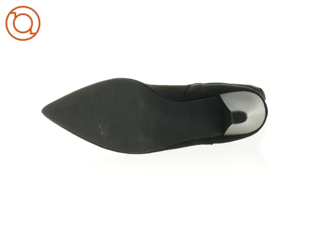 Billede 4 - Sorte støvler med hæl (str. 39)