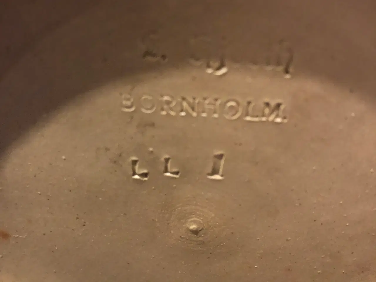 Billede 3 - Bordlampe i Bornholms keramik