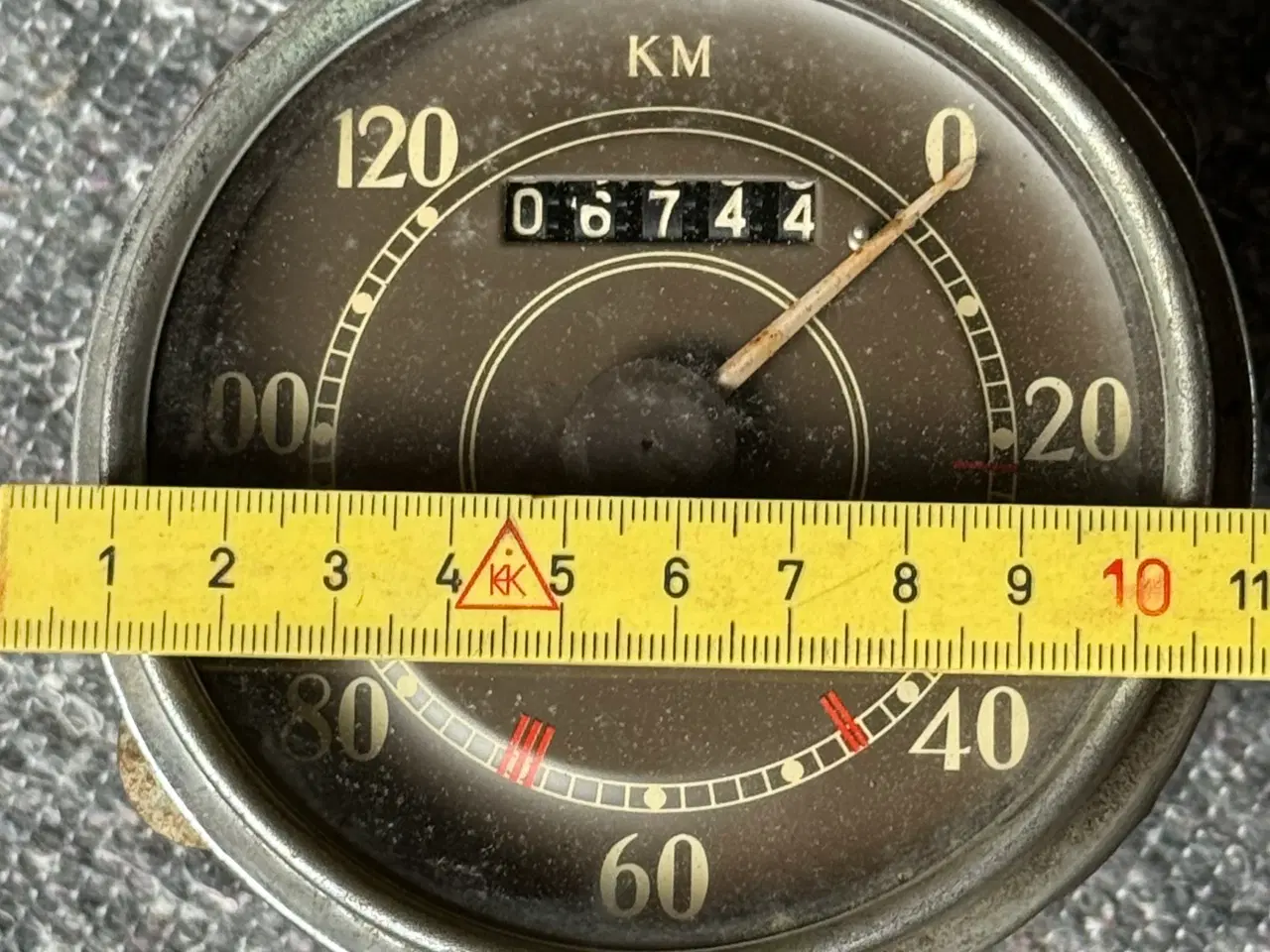 Billede 6 - VW Beetle/Karmann 1951-1952 speedometer.