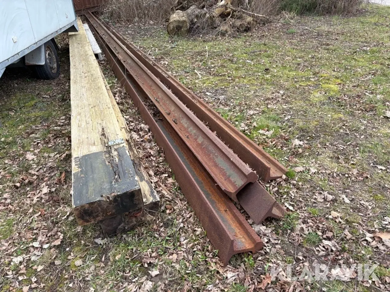 Billede 2 - Jernbaneskinner 4 styk