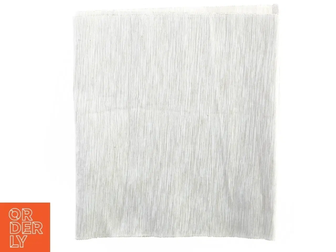 Billede 1 - Hvidt/gråt gulv tæppe (str. 124 x 35 cm)