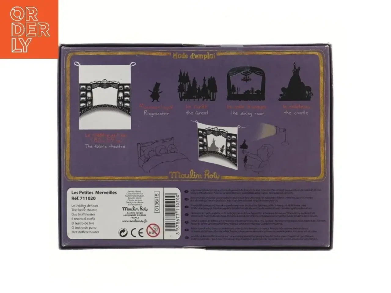 Billede 2 - Skyggespil teater fra Moulin Roty (str. 82x59 cm)