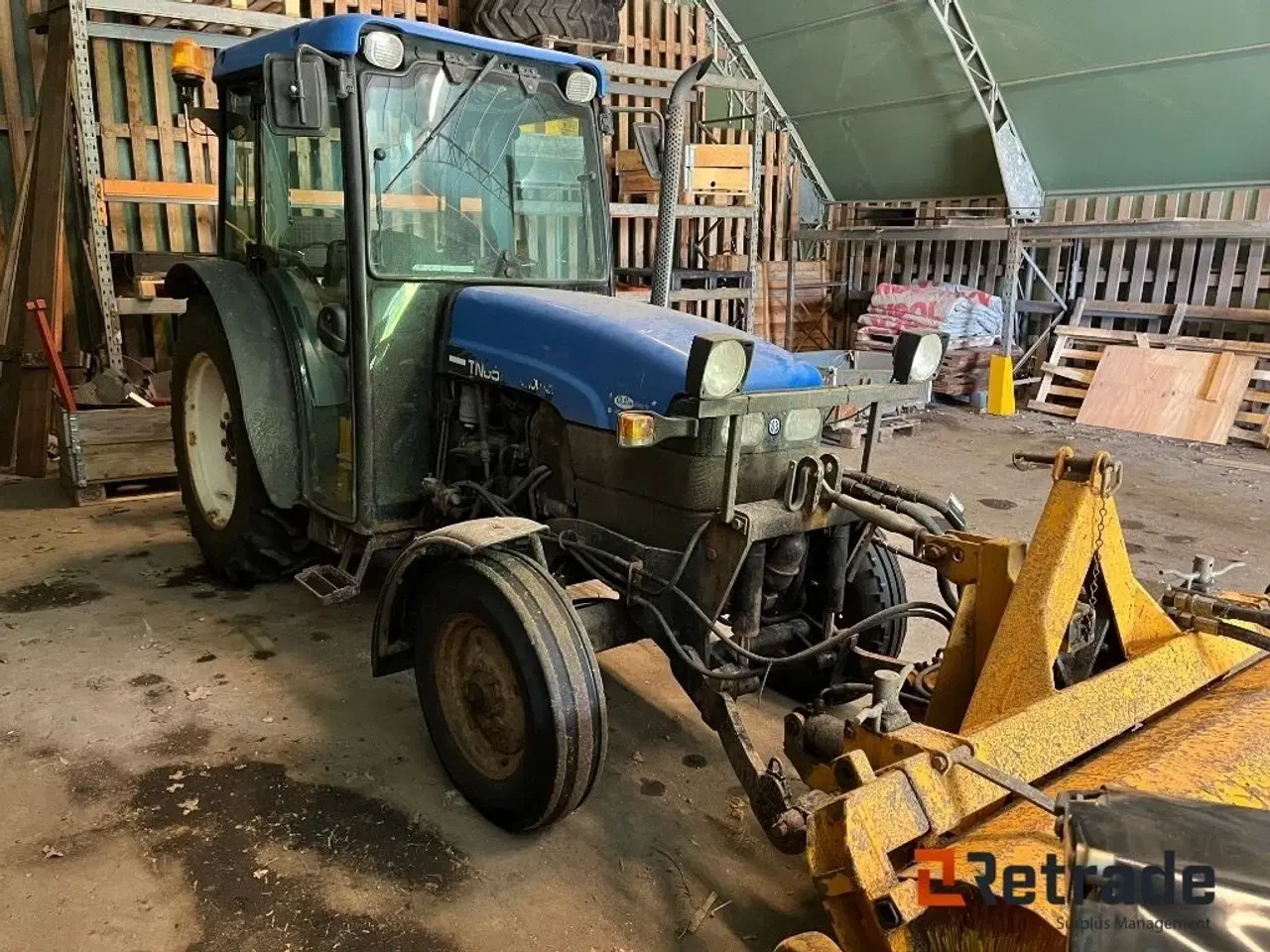 Billede 2 - New Holland TN 65 med FM hydraulisk kost.