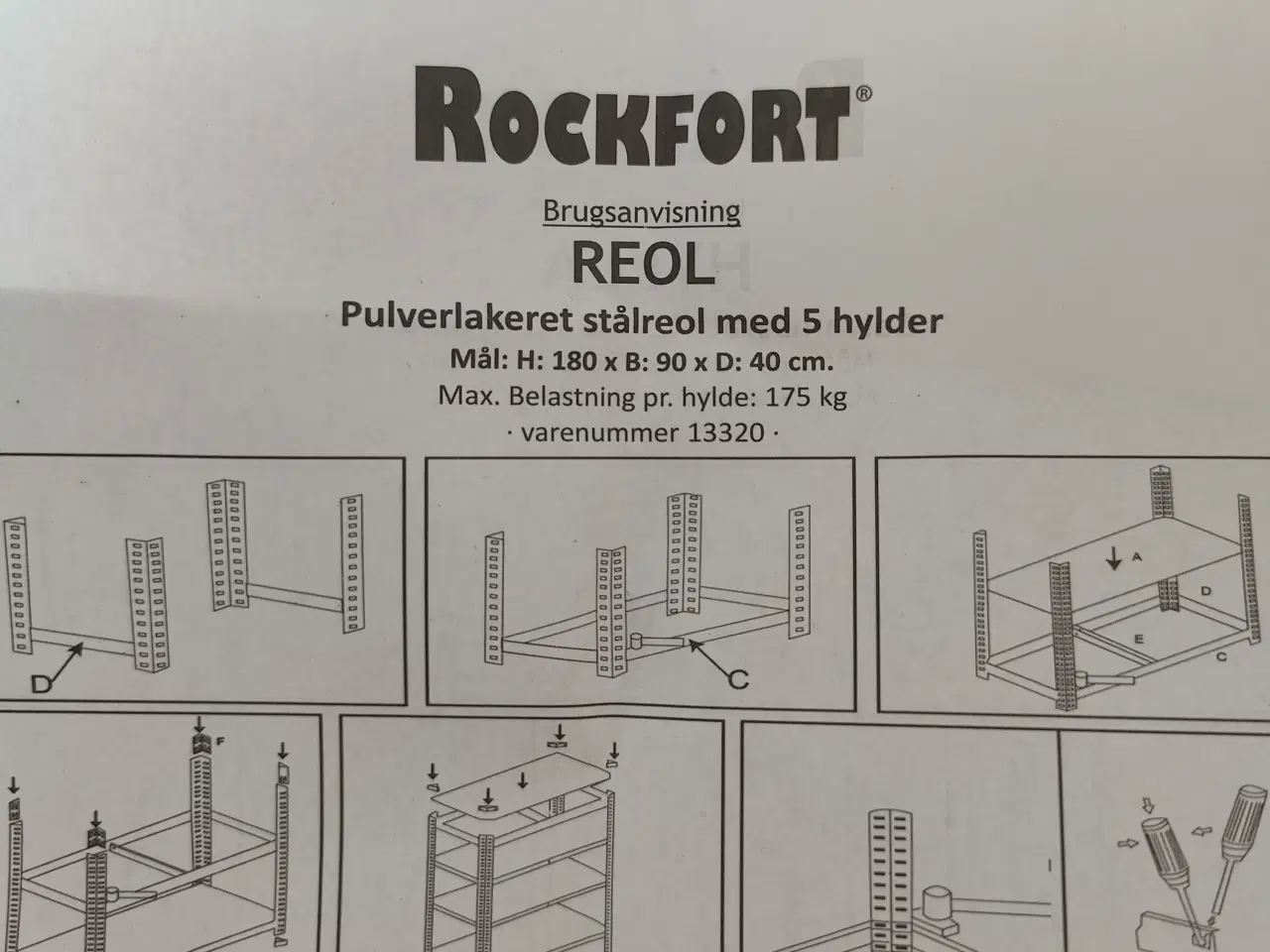 Billede 4 - Rockfort stålreoler til salg 