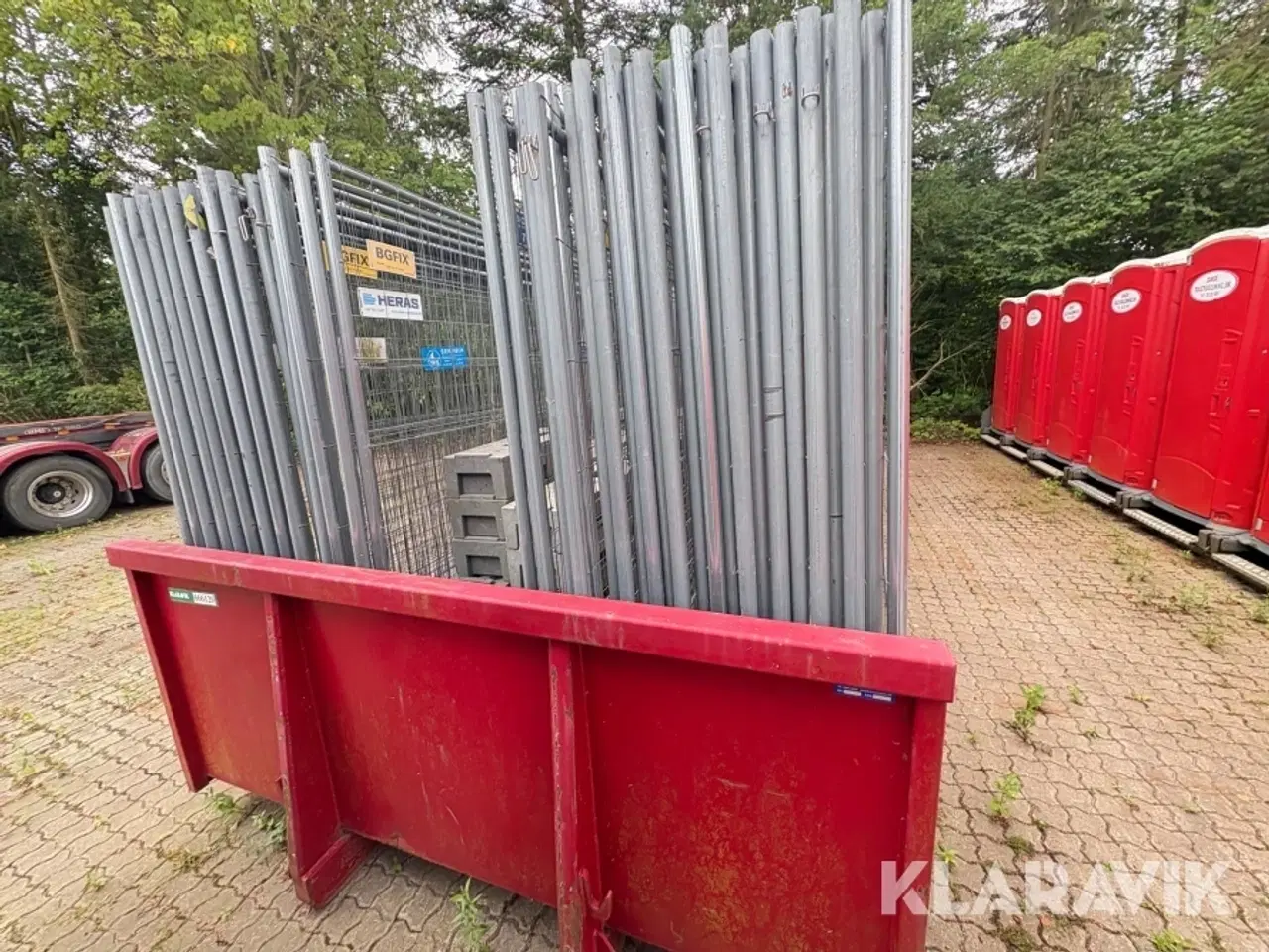 Billede 2 - Wirehejs lad med byggeplads hegn Sj Gruppen