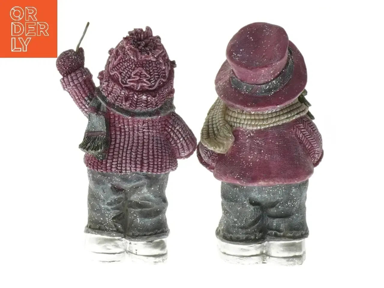 Billede 4 - Dekorative snedækkede figurer (str. 14 cm)