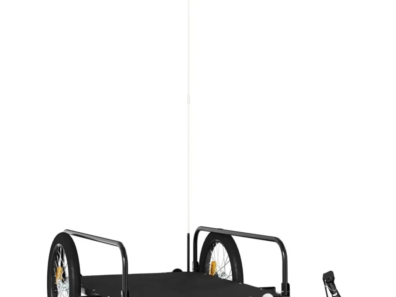 Billede 2 - Cykelanhænger 135x70x37 cm jern sort