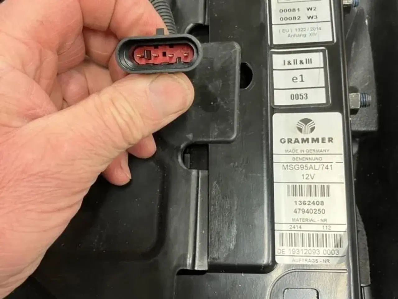 Billede 4 - GRAMMER Luft sædebund