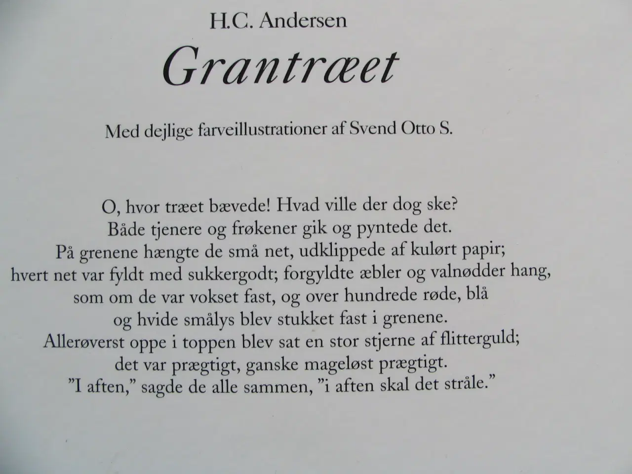 Billede 6 - H.C. Andersen. Grantræet