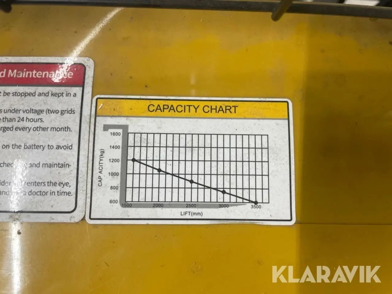 Billede 12 - Elektrisk palleløfter CHL CDD12J