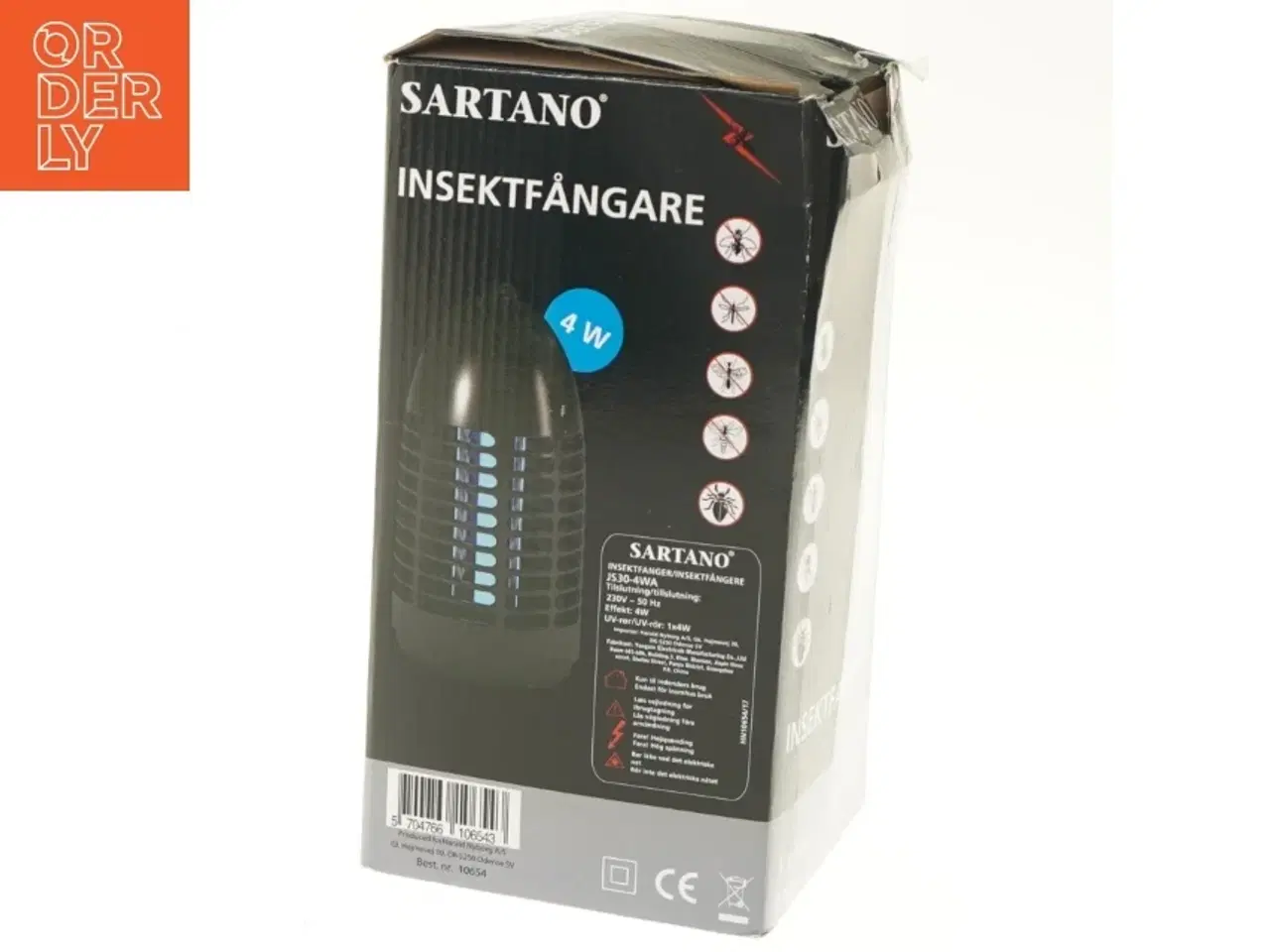 Billede 2 - Elektrisk insektfanger Sartano 4W fra Sartano (str. 23 cm)