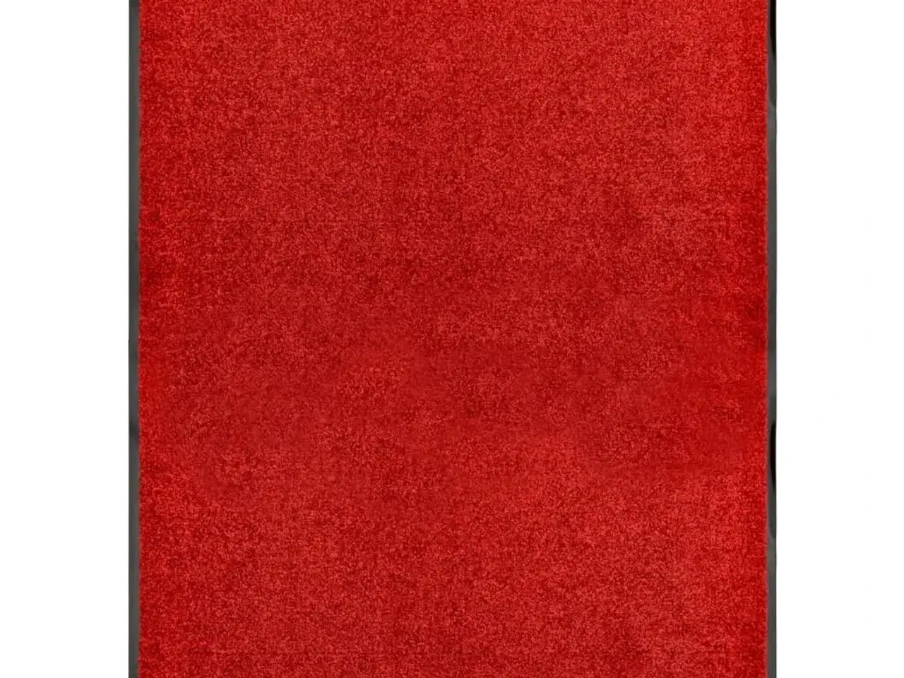 Billede 1 - Vaskbar dørmåtte 90x120 cm rød
