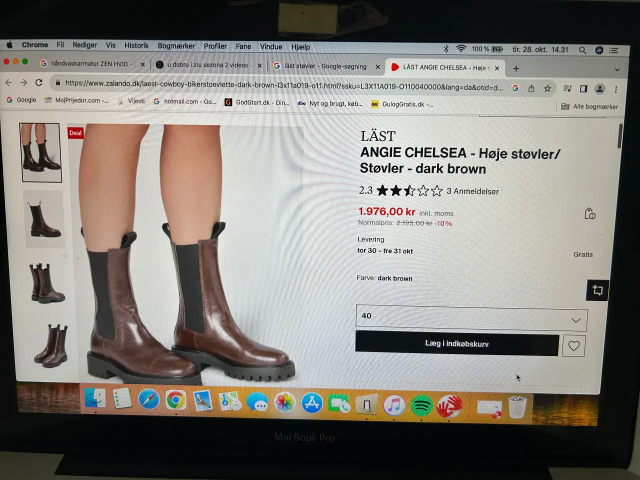 Billede 9 - Ny/ ubrugt Läst dame/pige støvler str. 38