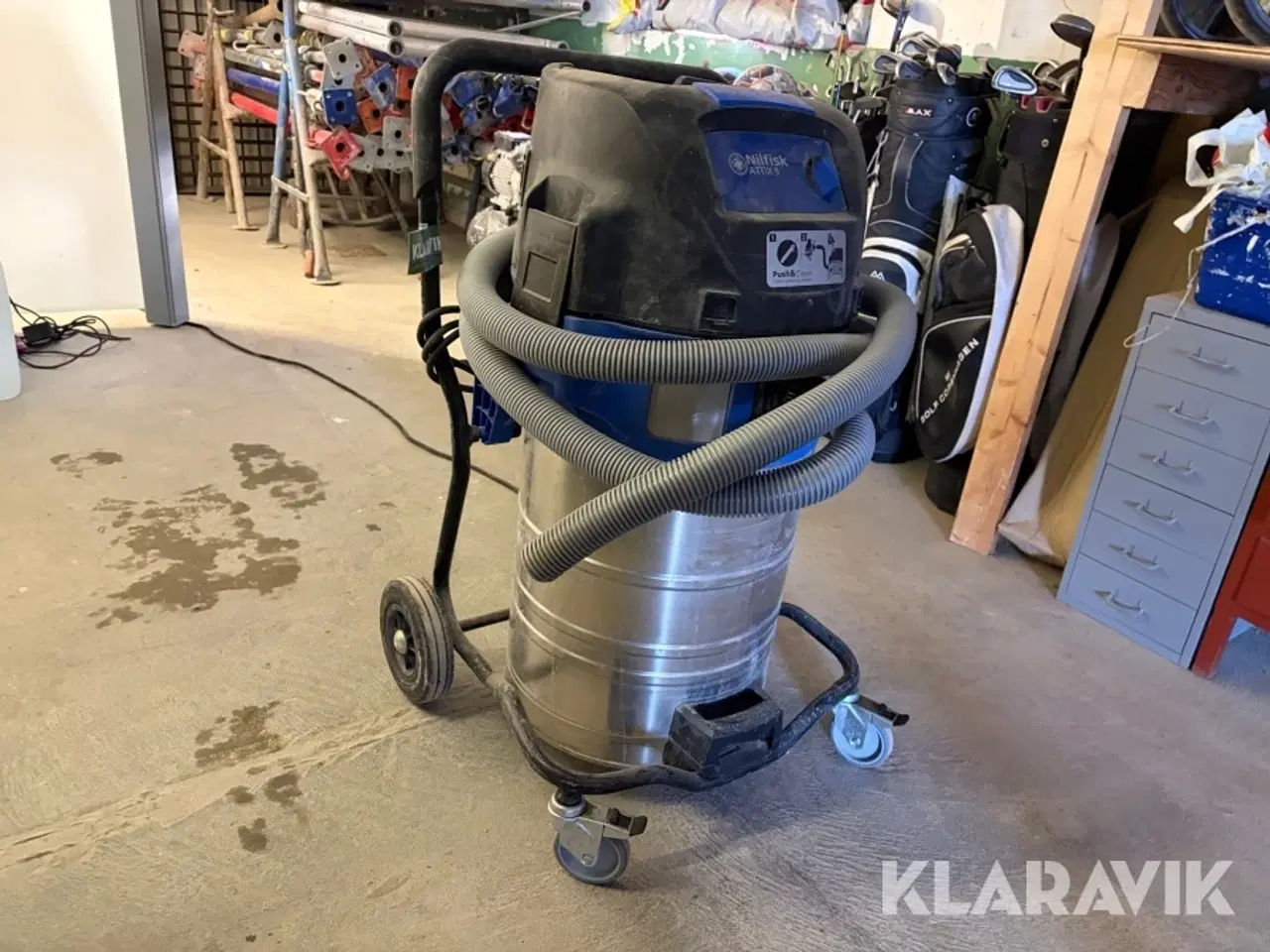 Billede 9 - Industri våd-/tørstøvsuger Nilfisk ATTIX 9