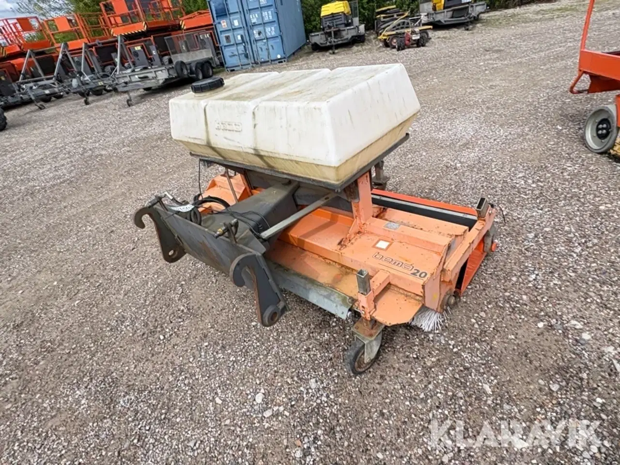Billede 3 - Kost med opsamler Bema 20