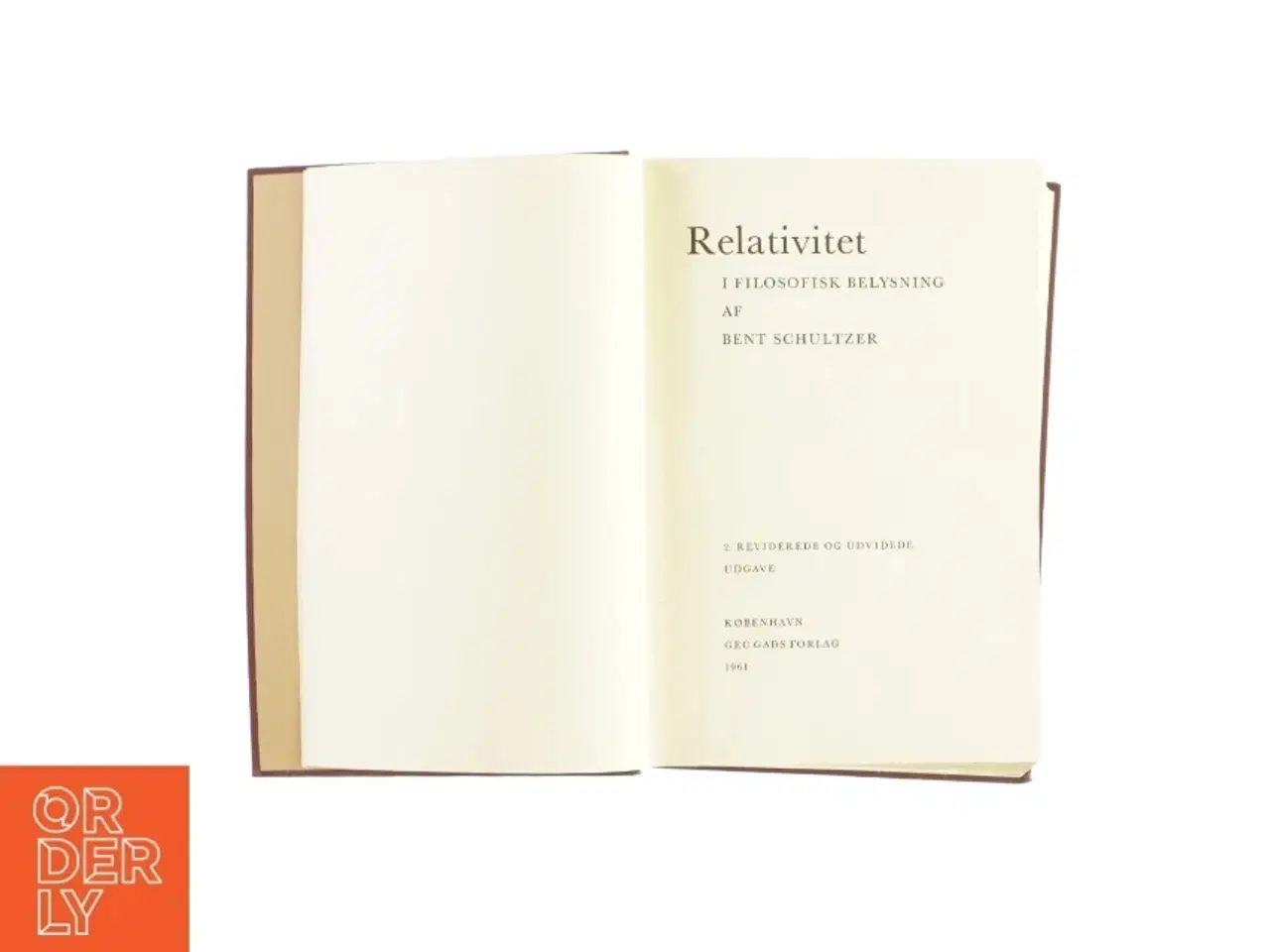 Billede 2 - Relativitet, anden udgave af Bent Schultzer (bog)