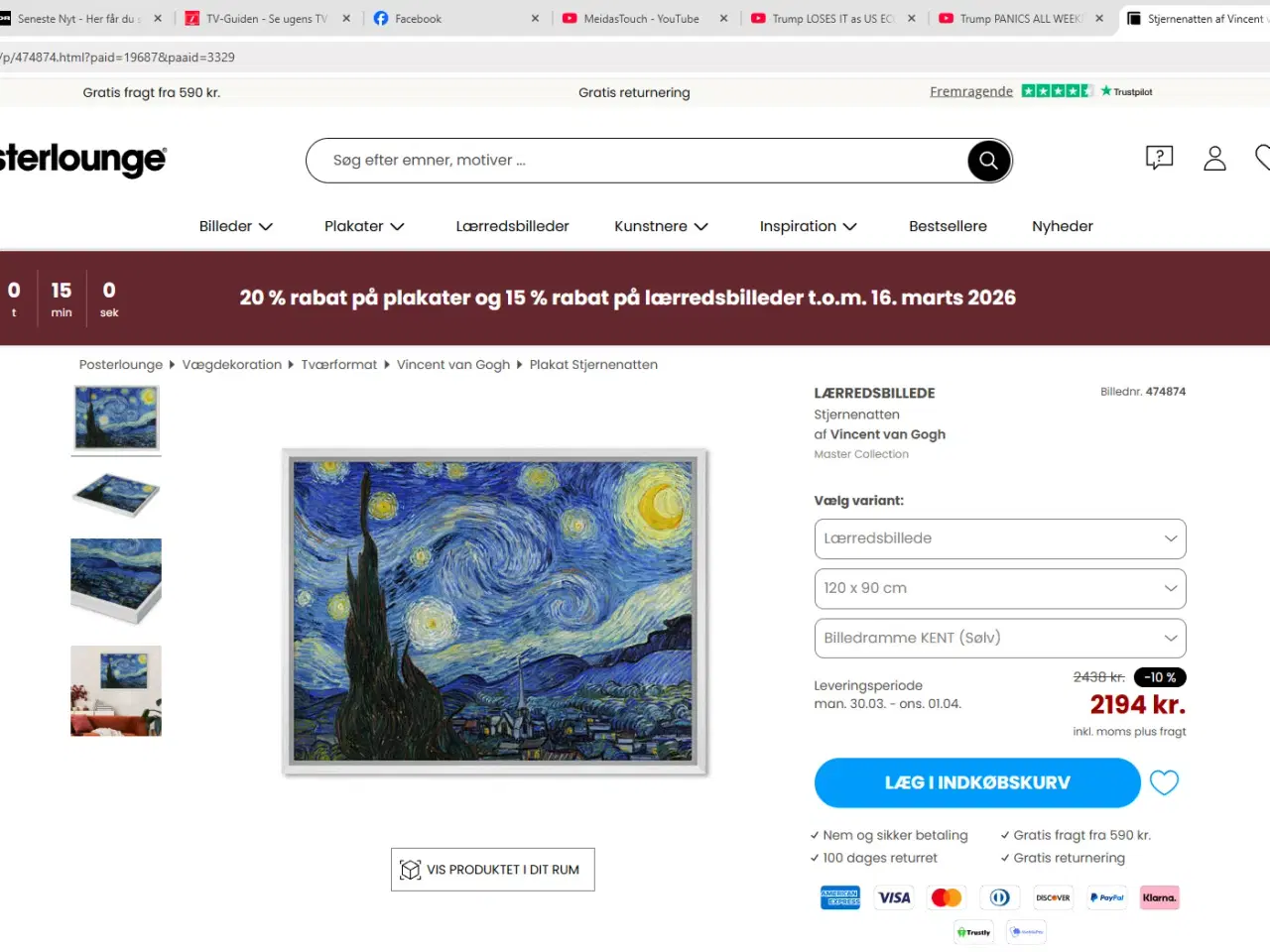 Billede 4 - To flotte billeder af van Gogh (kopier)