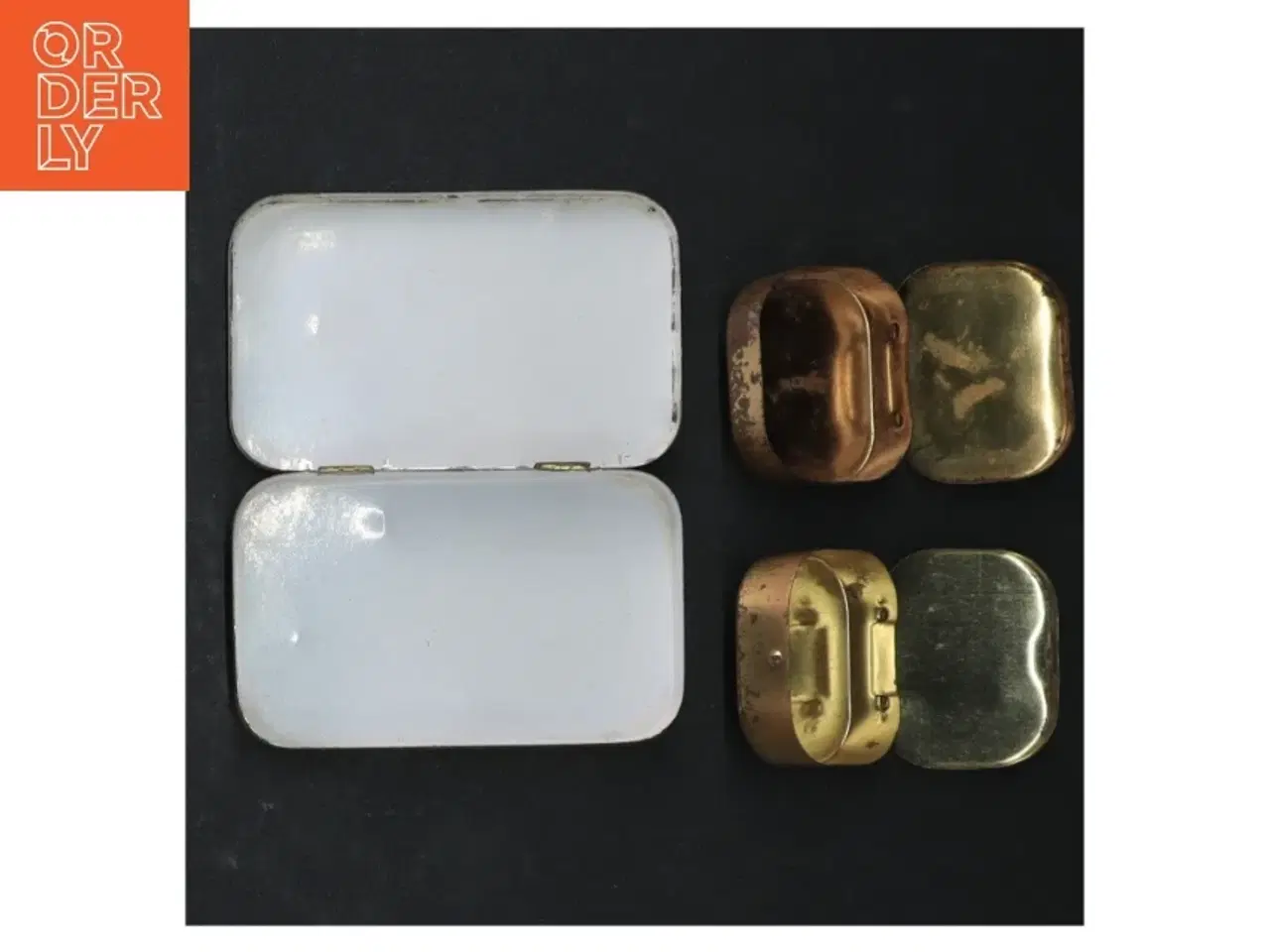 Billede 7 - Vintage pastilleskrin (str. 8 cm. og. 4 cm. og. 4 cm)