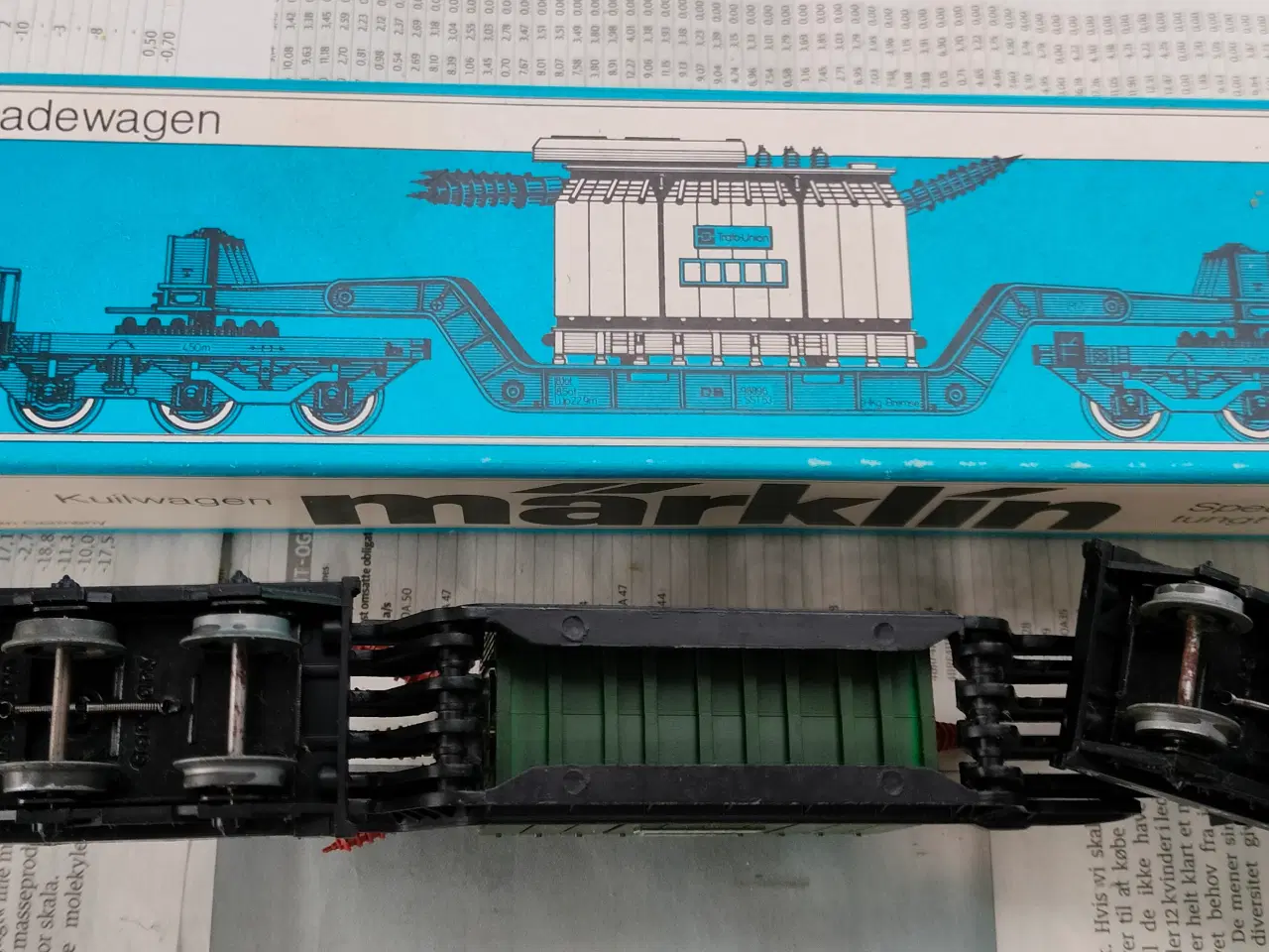 Billede 5 - Märklin 4617 Ladvogn med Transformator i orginal k
