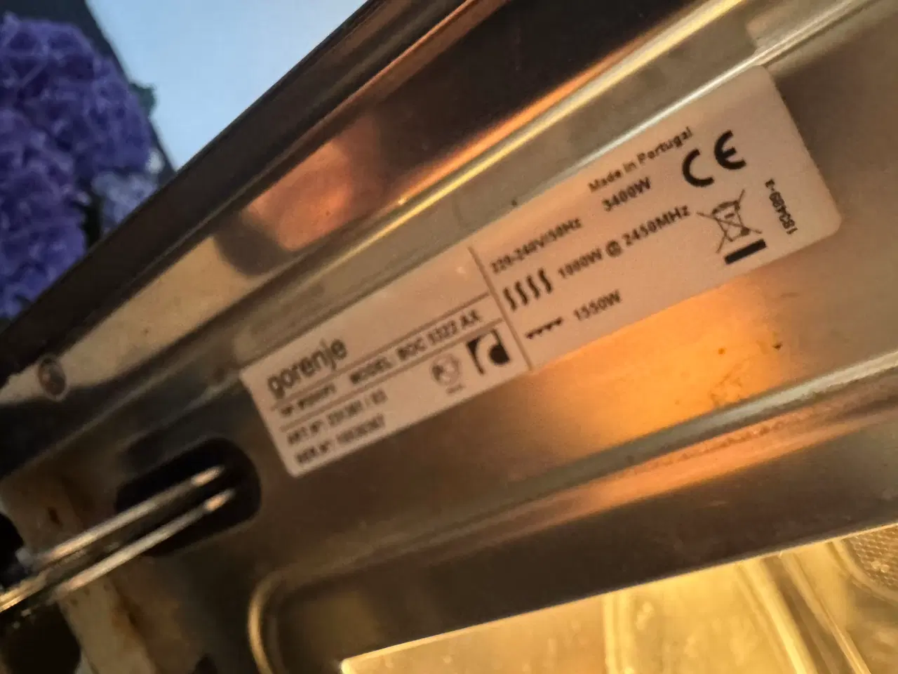 Billede 3 - Gorenje kombi/mikroovn BOC5322AX