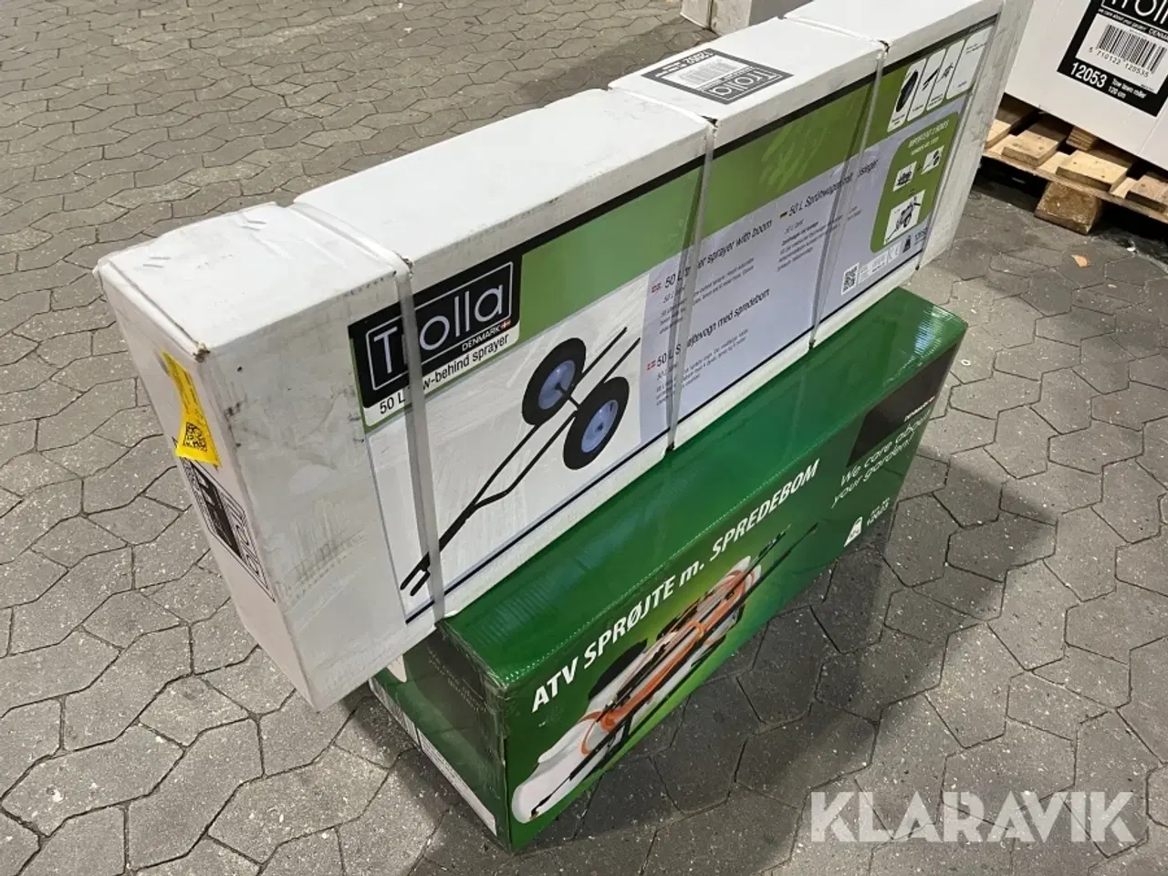 Billede 4 - Sprøjte med vogn TROLLA 12023-12052 tank 50 liter med 4 dyser