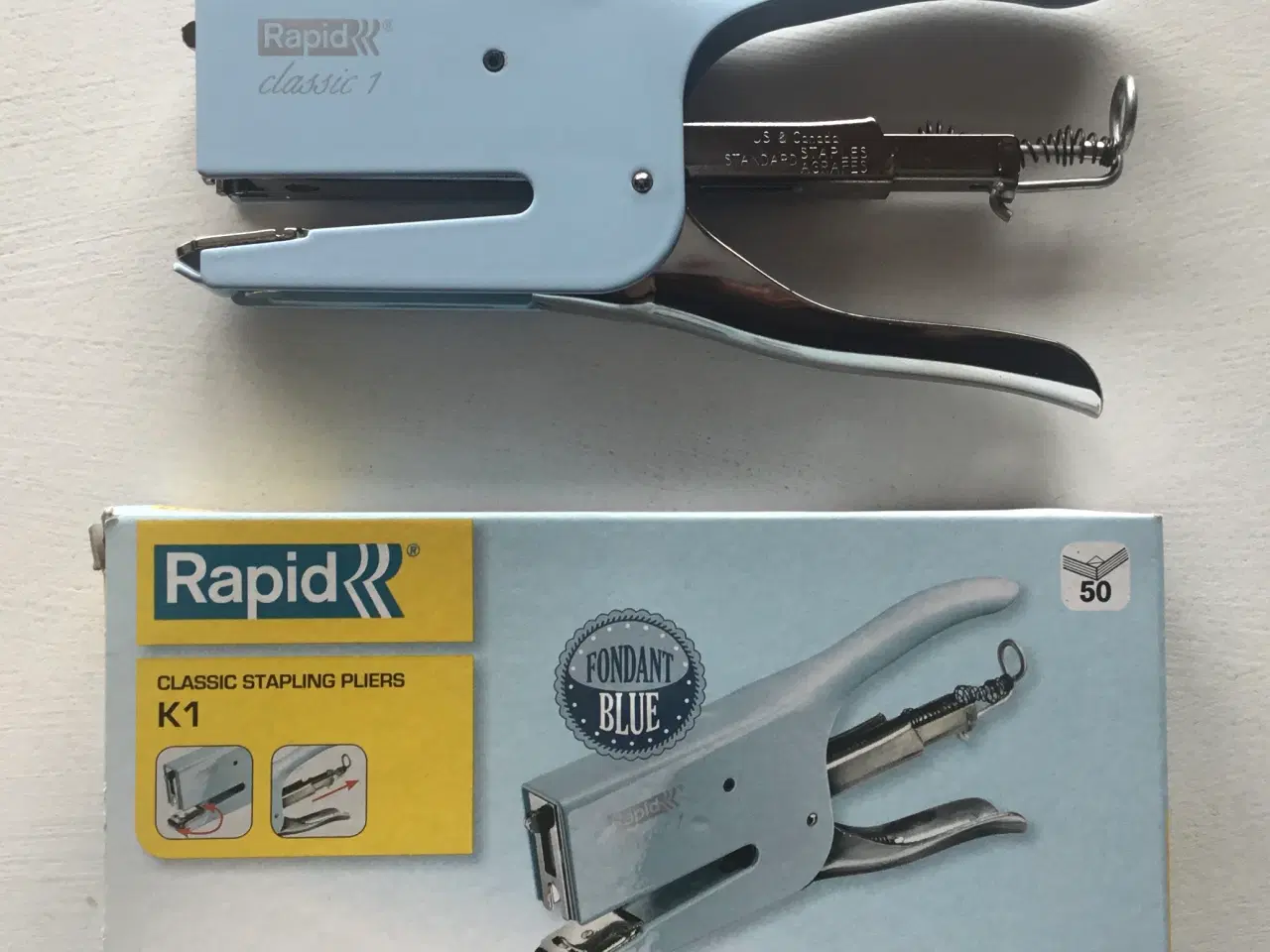 Billede 2 - Rapid hæftemaskine K1 Fondant blue