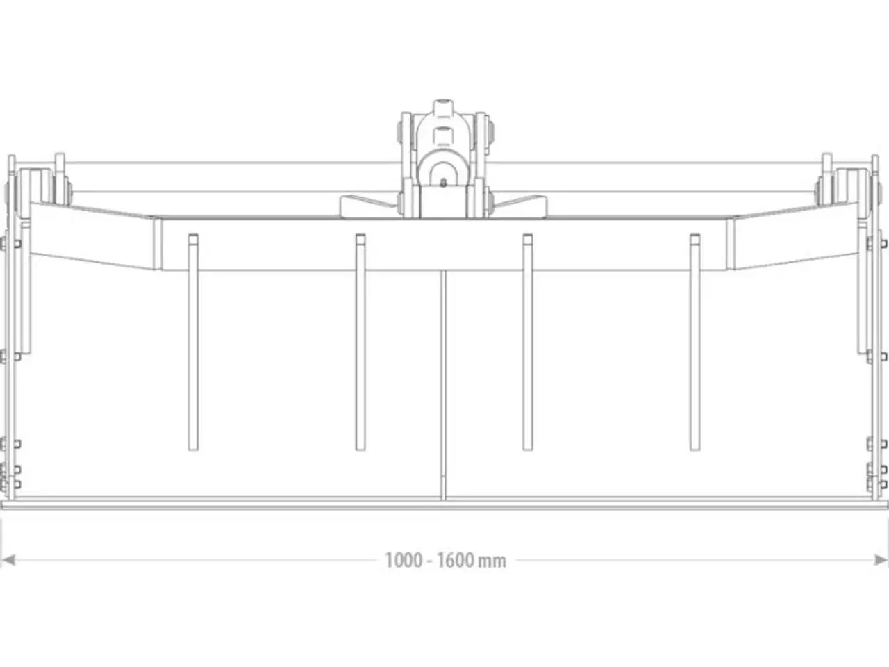 Billede 3 - FK Machinery Micro skovl m/ overfald Euroskifte